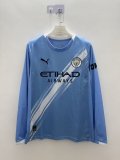 25/26 Manchester City Home Long Sleeve Fans  1:1 Quality Soccer Jersey
