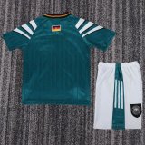 1996 Germany Away 1:1 Kids Retro Soccer Jersey