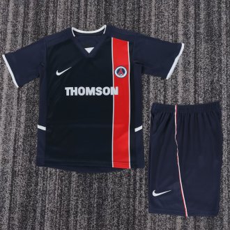 2002/2003 PSG Paris  Home Kids Retro 1:1 Quality Soccer Jersey