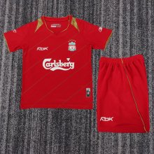 2005/2006 Liverpool Home Kids Retro 1:1  Quality Soccer Jersey