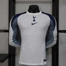 25/26 Tottenham Home Long Sleeve Player 1:1 Quality Soccer Jersey