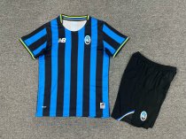25/26  Atalanta Home Kids Kits 1:1 Quality Soccer Jersey