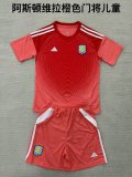 25/26 Nottingham Forest Goalkeeper Kids Kits 1:1 Quality Soccer Jersey
