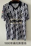 1990 Santos Away Fans Retro 1:1 Quality  Soccer Jersey