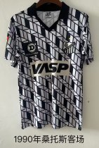 1990 Santos Away Fans Retro 1:1 Quality  Soccer Jersey