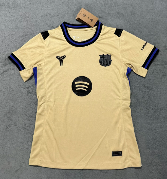25/26 Barcelona Away Fans Women 1:1 Quality Soccer Jersey 女装