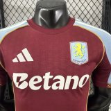 25/26  Aston Villa Home Player  1:1 Quality Soccer Jersey