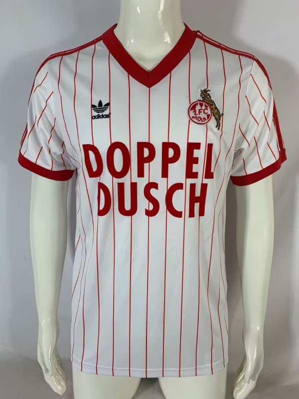 1982/1983 FC Köln Home Fans Retro 1:1 Quality Soccer Jersey