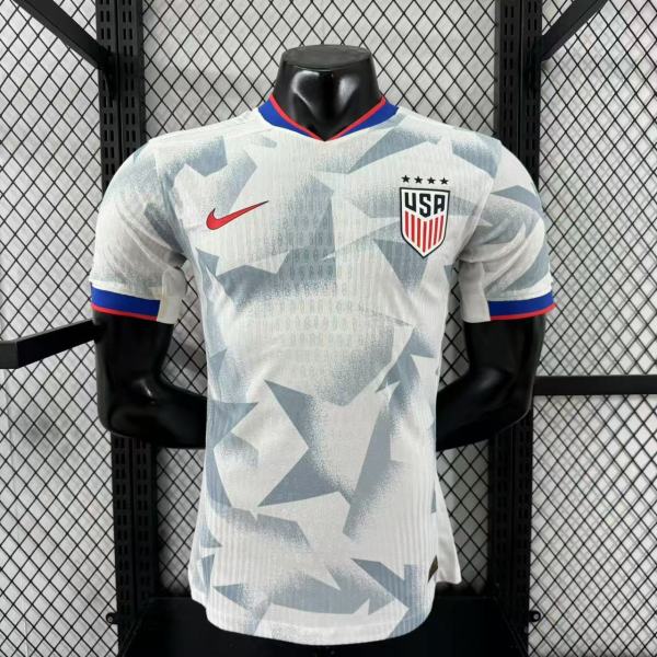 25/26 USA Home  Player 1:1 Quality Soccer Jersey