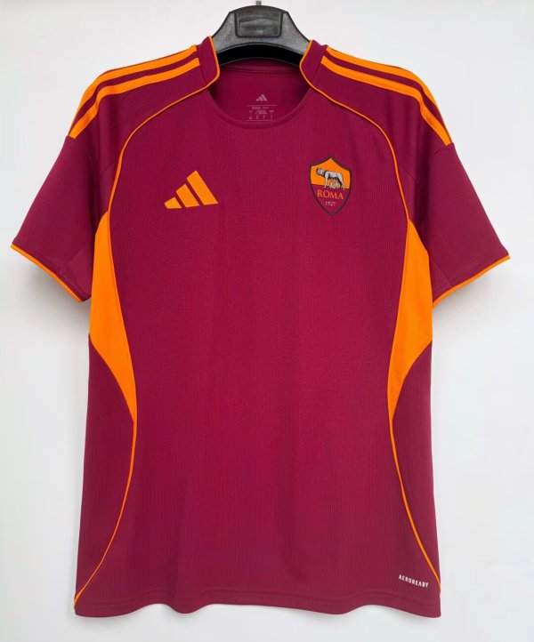 25/26 Roma Home Fans 1:1 Quality Soccer Jersey