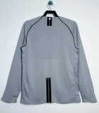 2007-2008 Manchester United Grey Long Sleeve Goalkeeper 1:1 Retro Soccer Jersey