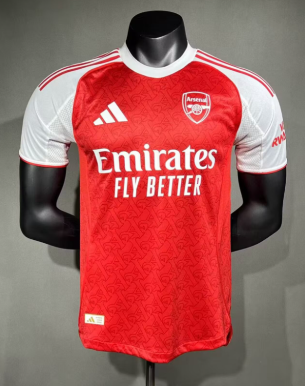 25/26 Arsenal Home Red Player 1:1 Quality Soccer Jersey