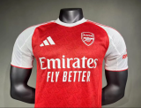 25/26 Arsenal Home Red Player 1:1 Quality Soccer Jersey