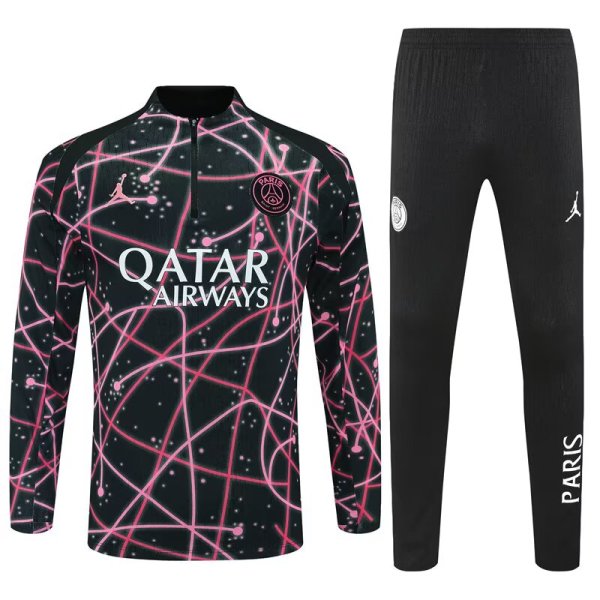 25/26 Paris  Black Pink 1:1 Quality Training Jersey