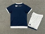 25/26 Millwall Home  Kids Kits 1:1 Quality Soccer Jersey