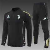 25/26 Juventus Training  Black 1:1 Quality Training Jersey