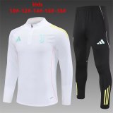 25/26 Juventus Kids White 1:1 Quality Training Jersey