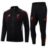 25/26  Liverpool Black Jacket Tracksuit 1:1 Quality