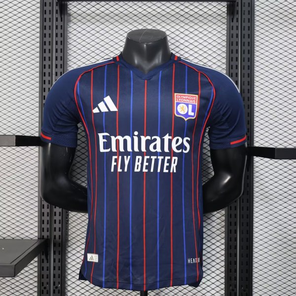 25/26  Lyon Away Player 1:1 Quality Soccer Jersey