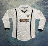 2000/2001 Valencia Home Long sleeve Fans Retro 1:1 Quality  Soccer Jersey