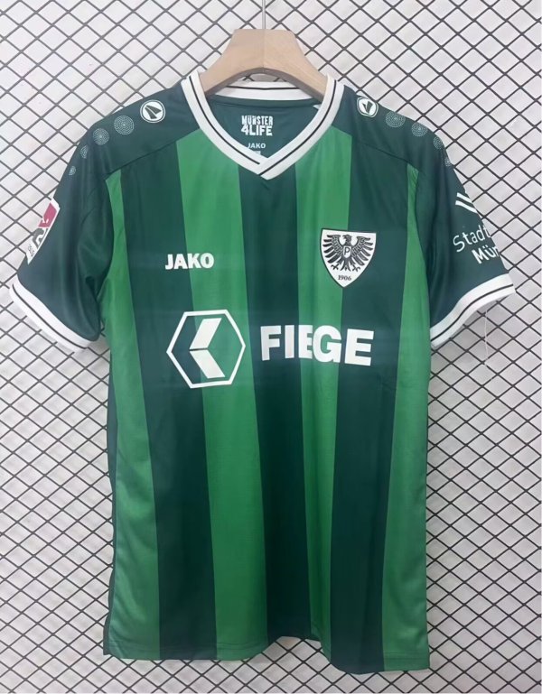 25/26 Preußen Münster Home Fans 1:1 Quality Soccer Jersey