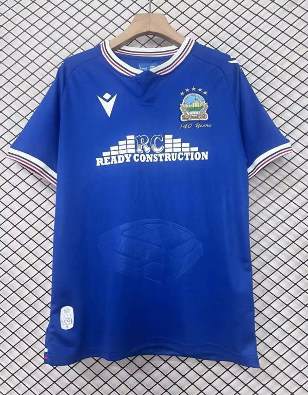 25/26 Linfield  Home 140th anniversary Fans 1:1 Quality Soccer Jersey