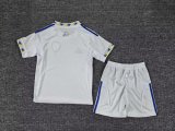 25/26 Leeds United  Home White Kids Kits 1:1 Quality Soccer Jersey