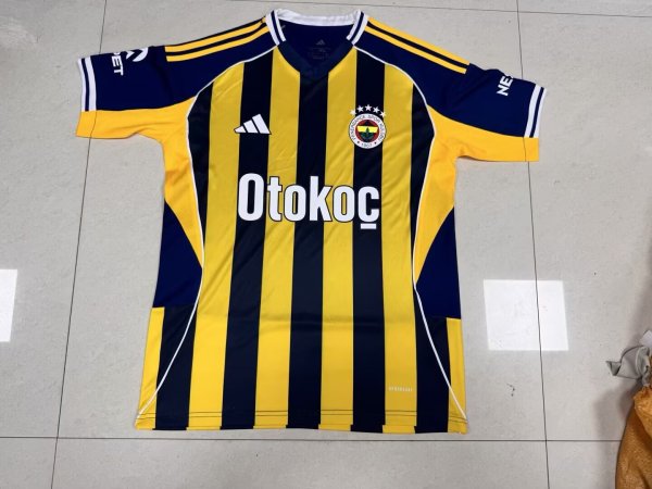 25/26  Fenerbahce  Home Fans 1:1 Quality Soccer Jersey