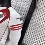 25/26 River Plate Home Long Sleeve Player 1:1 Quality Soccer Jersey