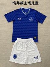 25/26 Everton Home Kids Kits 1:1 Quality  Soccer Jersey