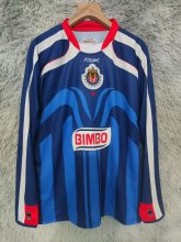 2006/2007 Chivas Away Long sleeve Fans Retro 1:1 Quality Soccer Jersey
