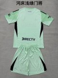 25/26 River Plate Goalkeeper Light Green Third Kids Kits 1:1 Quality Soccer Jersey