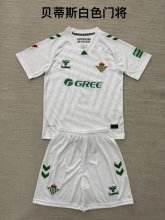 25/26 Real Betis Goalkeeper White Kids Kits 1:1 Quality Soccer Jersey