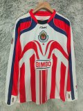 2006/2007 Chivas Home Long sleeve Fans Retro 1:1 Quality Soccer Jersey