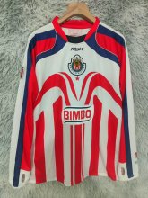 2006/2007 Chivas Home Long sleeve Fans Retro 1:1 Quality Soccer Jersey