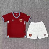 25/26  West Ham United  Home Kids Kits 1:1 Quality Soccer Jersey