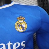 25/26 Real Madrid Third Player Long Sleeve 1:1 Quality Soccer Jersey
