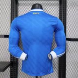 25/26 Real Madrid Third Player Long Sleeve 1:1 Quality Soccer Jersey