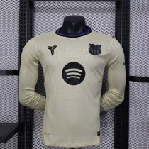 25/26 Barcelona  Away Long Sleeved  PLayer  1:1 Quality Soccer Jersey