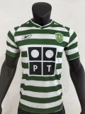 2003/2004 Sporting Lisbon Home 1:1 Quality Retro Soccer Jersey