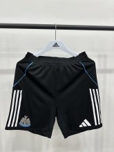 25/26  Newcastle Home Black Player 1:1 Quality Shorts