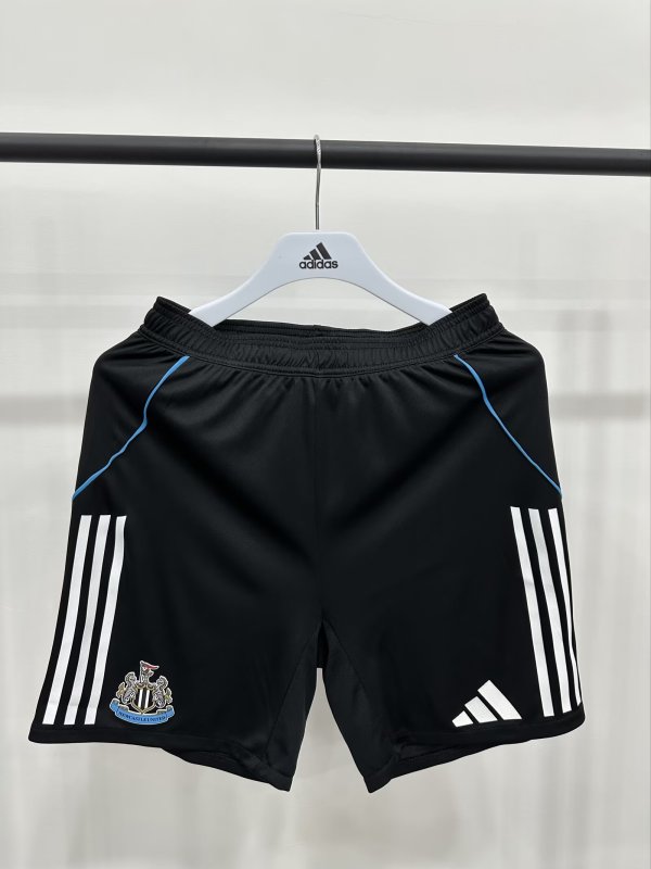 25/26  Newcastle Home Black Player 1:1 Quality Shorts