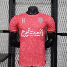 25/26 Palestine  Red Player 1:1 Quality Soccer Jersey