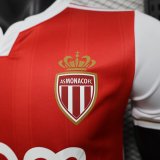 25/26  Monaco Home Player 1:1 Quality Soccer Jersey