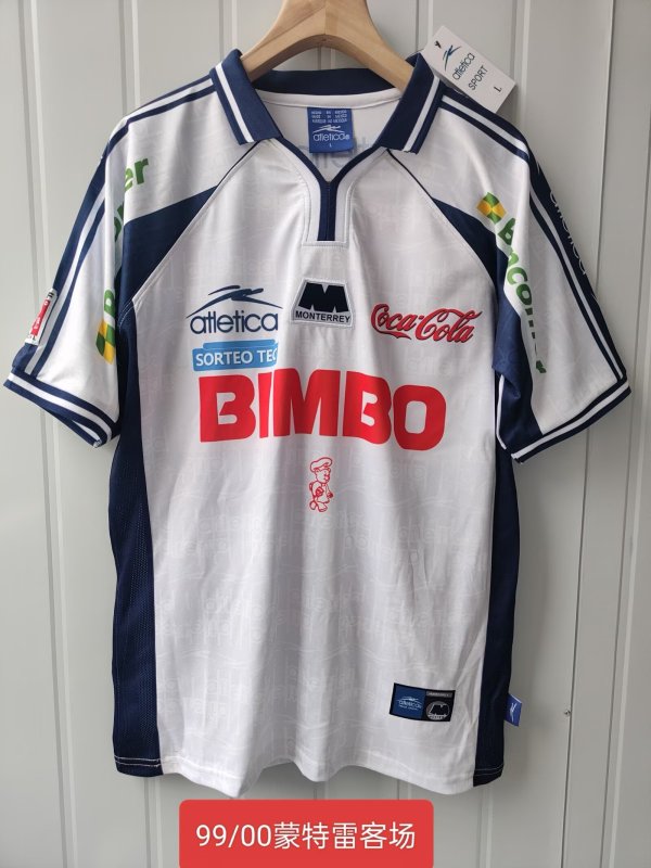 1999/2000 Monterrey Away Retro Fans 1:1 Quality Soccer Jersey