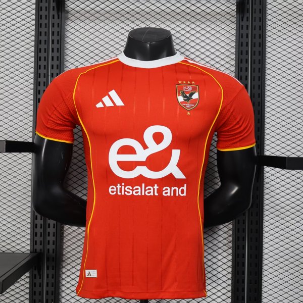 25/26 Al Ahly Home Player 1:1 Quality Soccer Jersey