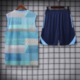 25/26  Real Madrid Blue 1:1 Quality Training Vest（A-Set）