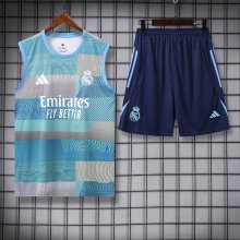 25/26  Real Madrid Blue 1:1 Quality Training Vest（A-Set）