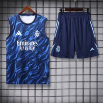 25/26  Real Madrid Blue 1:1 Quality Training Vest（A-Set）