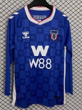 25/26 Sunderland Away  Long sleeve Fans 1:1 Quality  Soccer Jersey